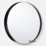 Дзеркало настінне кругле в металевій рамі Facet 3070, діаметр 70см