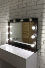 Гримерное зеркало "Голливуд" 78х60 см. — изображение 4