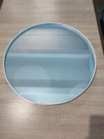 Дзеркало настінне кругле в металевій рамі Facet 3070, діаметр 70см - Зображення 3